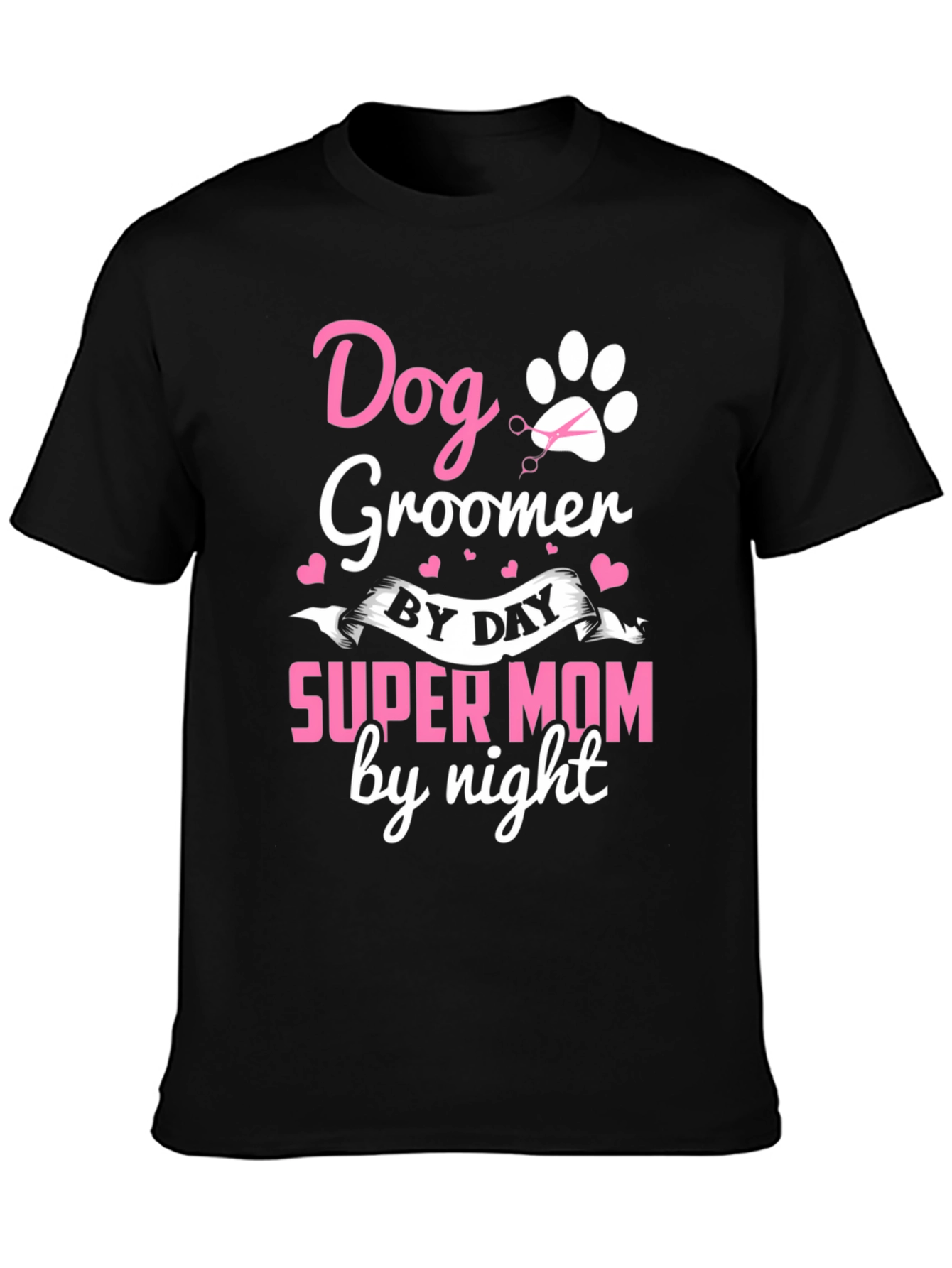 Dog Groomer Super Mom T-Shirt