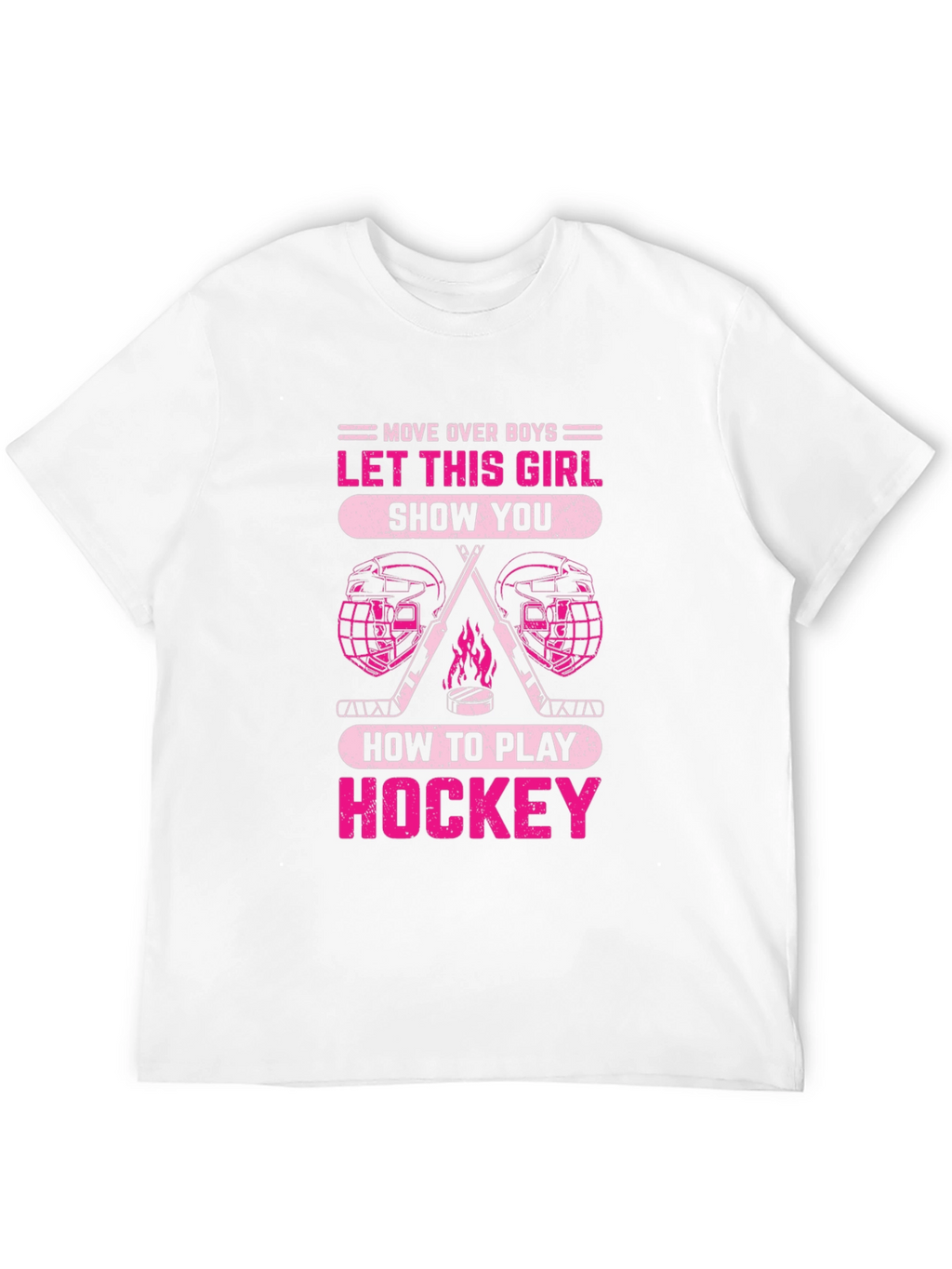 Girls Hockey T-Shirt - Move Over Boys!