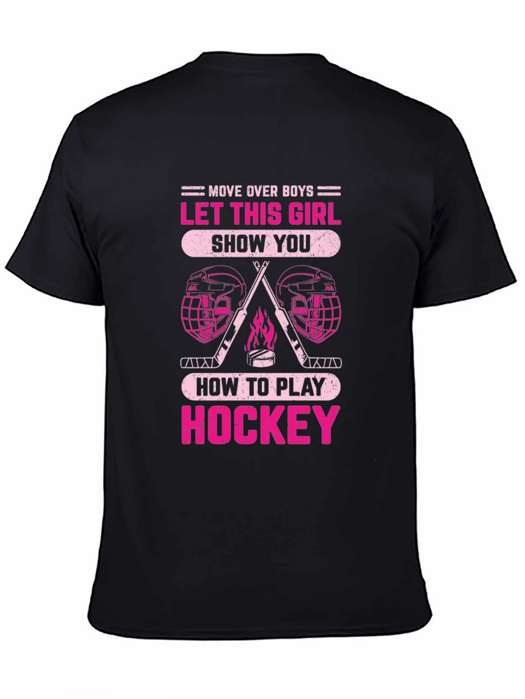 Girls Hockey T-Shirt - Move Over Boys!