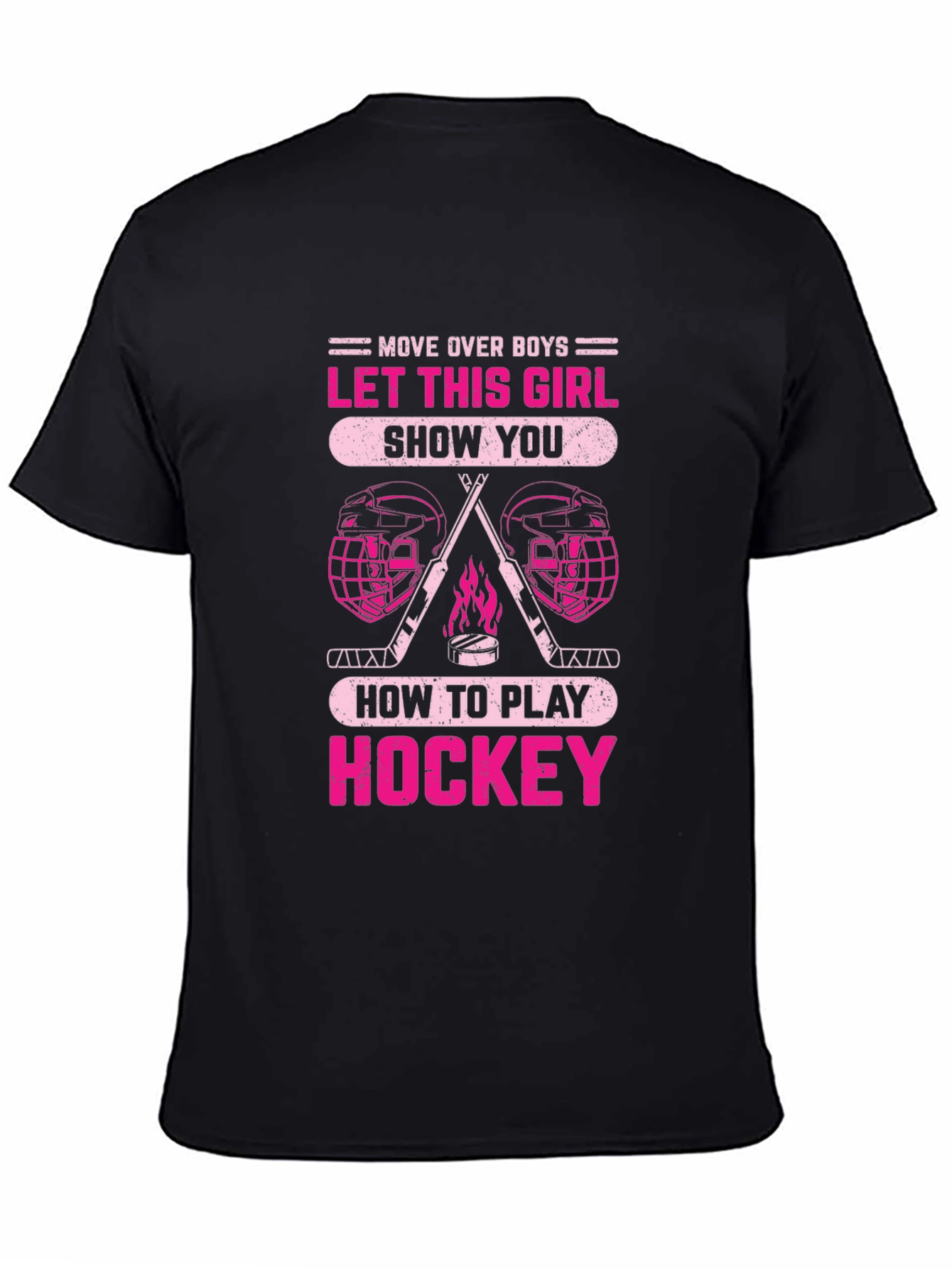 Girls Hockey T-Shirt - Move Over Boys!