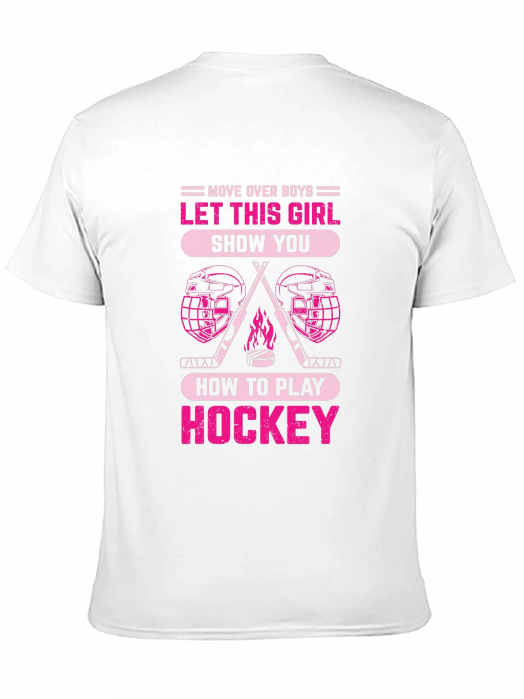 Girls Hockey T-Shirt - Move Over Boys!