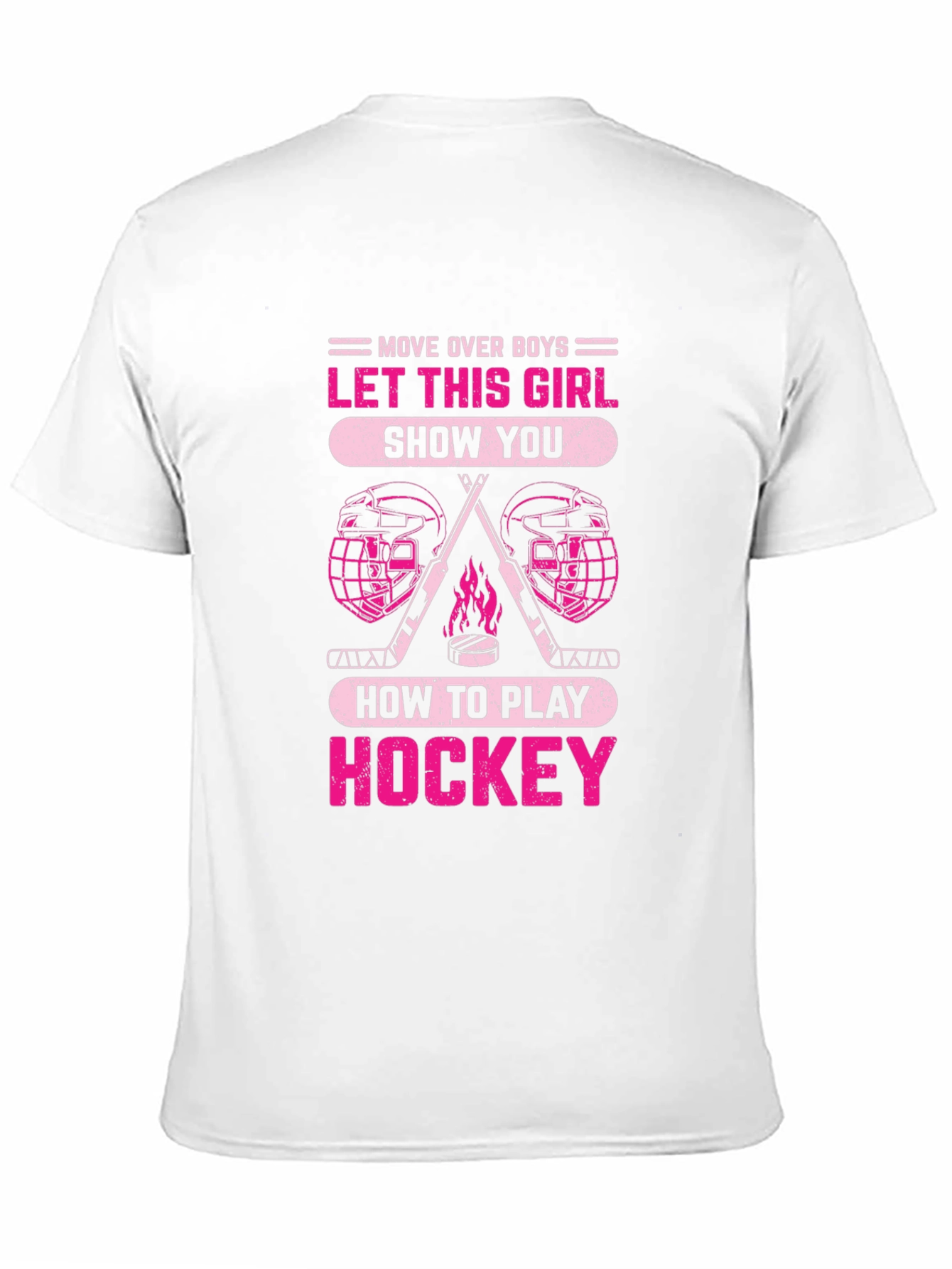 Girls Hockey T-Shirt - Move Over Boys!