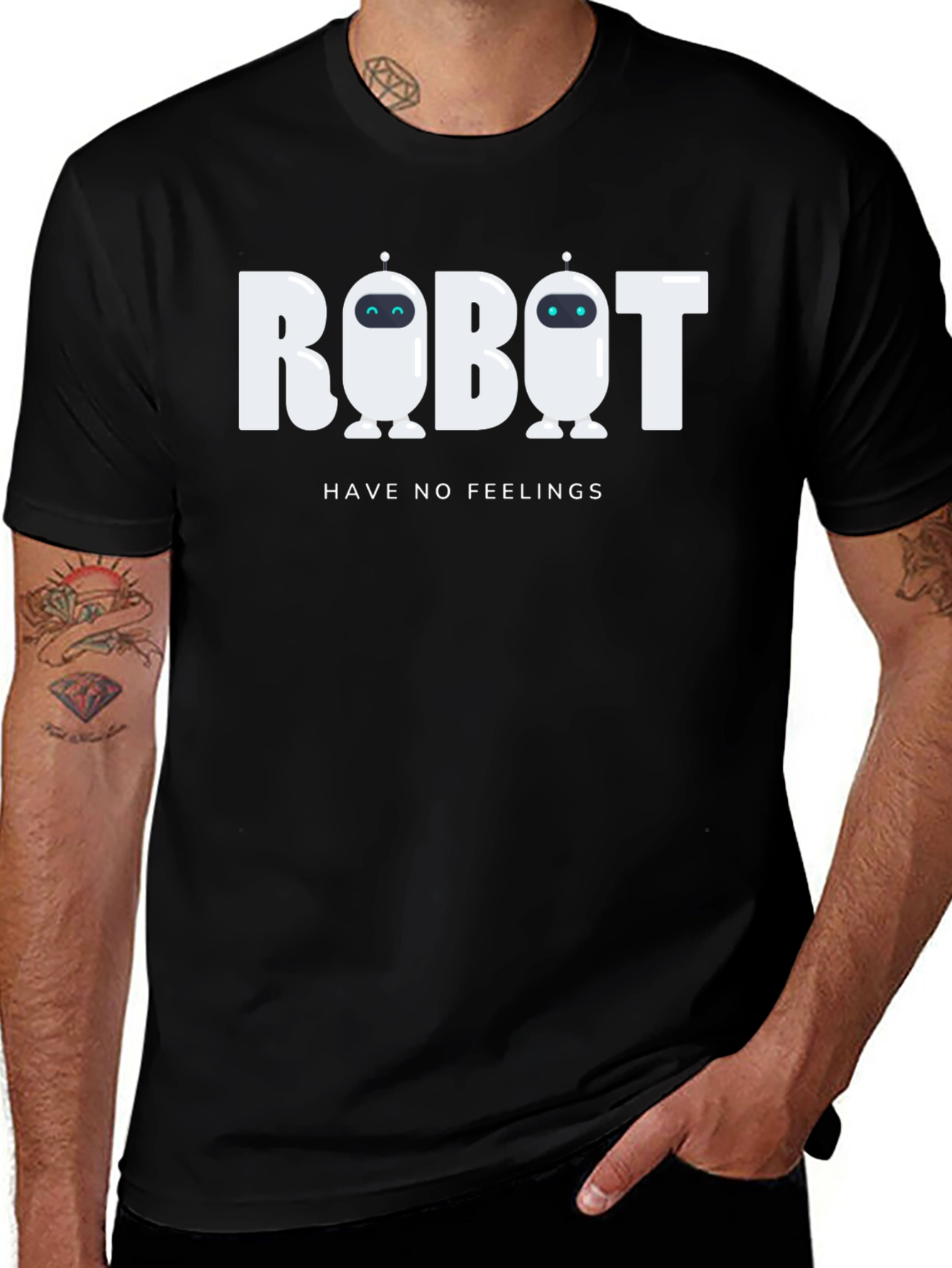 Robot Have No Feelings Graphic Tee