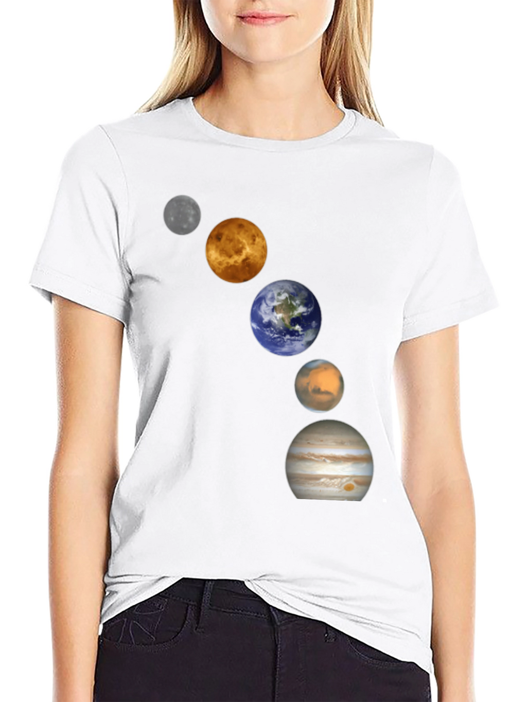 Planets Graphic Tee - Space Lovers T-Shirt