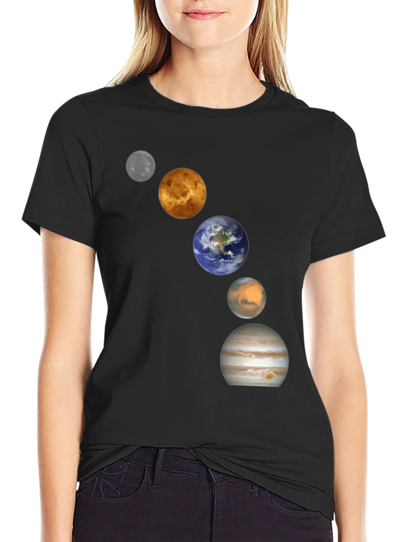 Planets Graphic Tee - Space Lovers T-Shirt