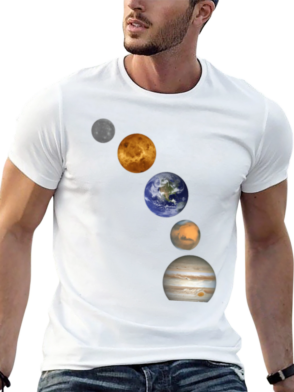 Planets Graphic Tee - Space Lovers T-Shirt