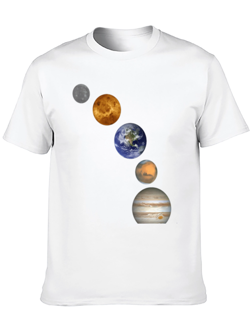 Planets Graphic Tee - Space Lovers T-Shirt