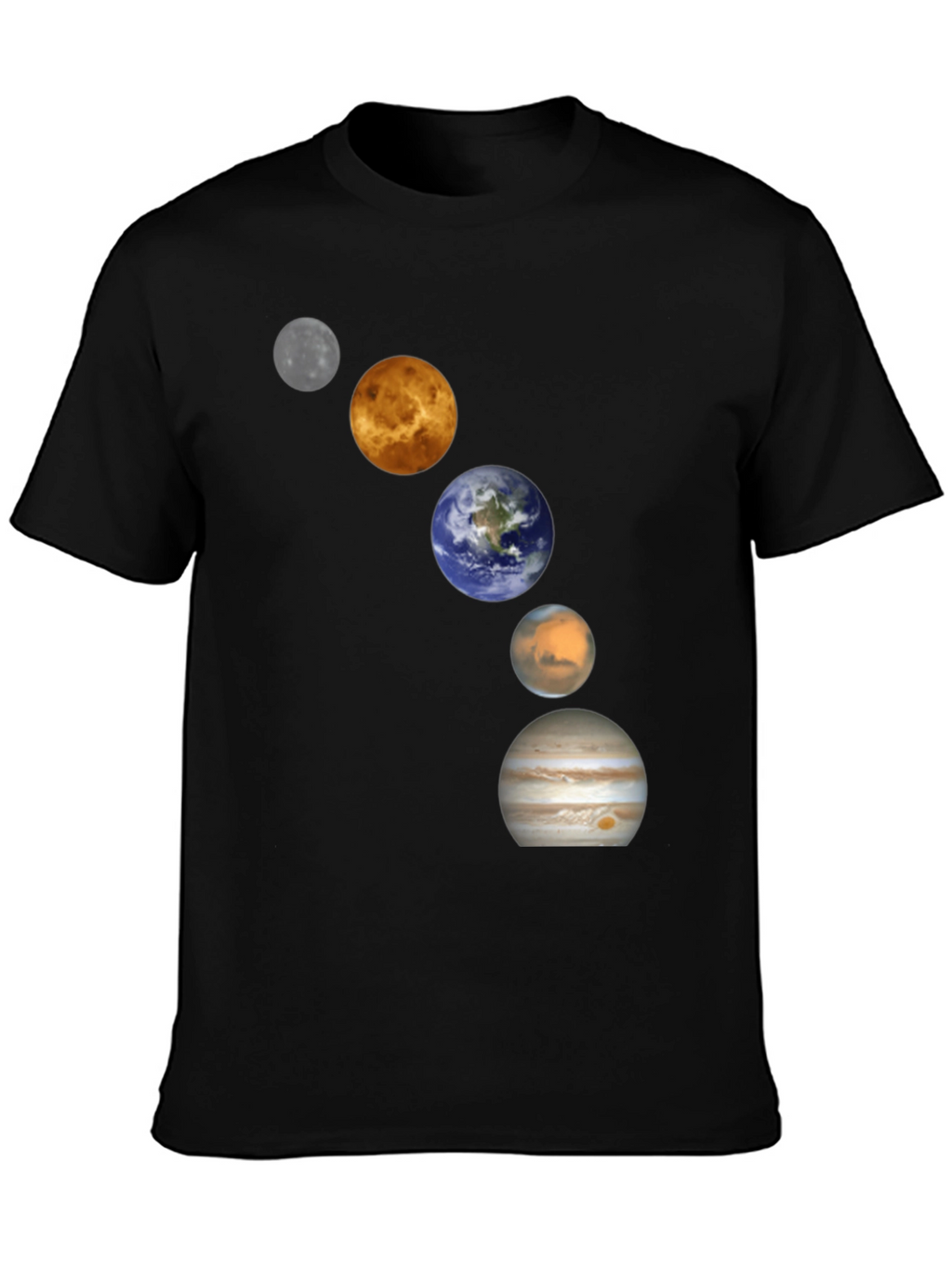 Planets Graphic Tee - Space Lovers T-Shirt