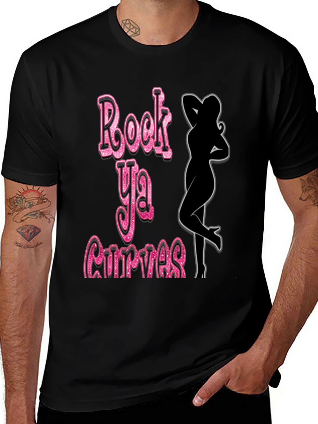 Rock Ya Curves Graphic T-Shirt