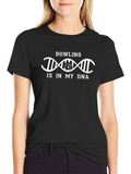 Bowling is in My DNA Graphic T-Shirt