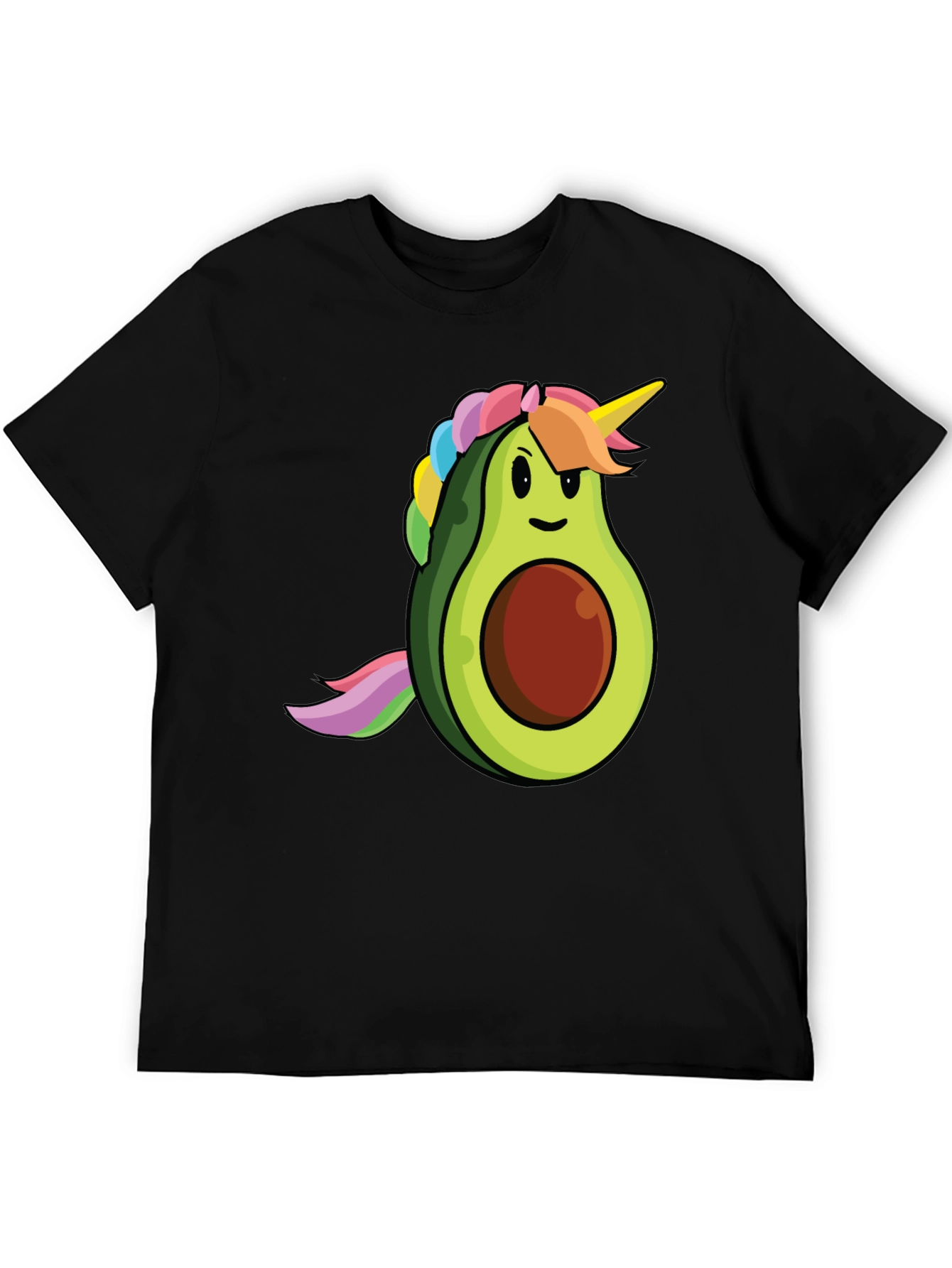 Avocado Unicorn Graphic Tee - Fun Novelty T-Shirt
