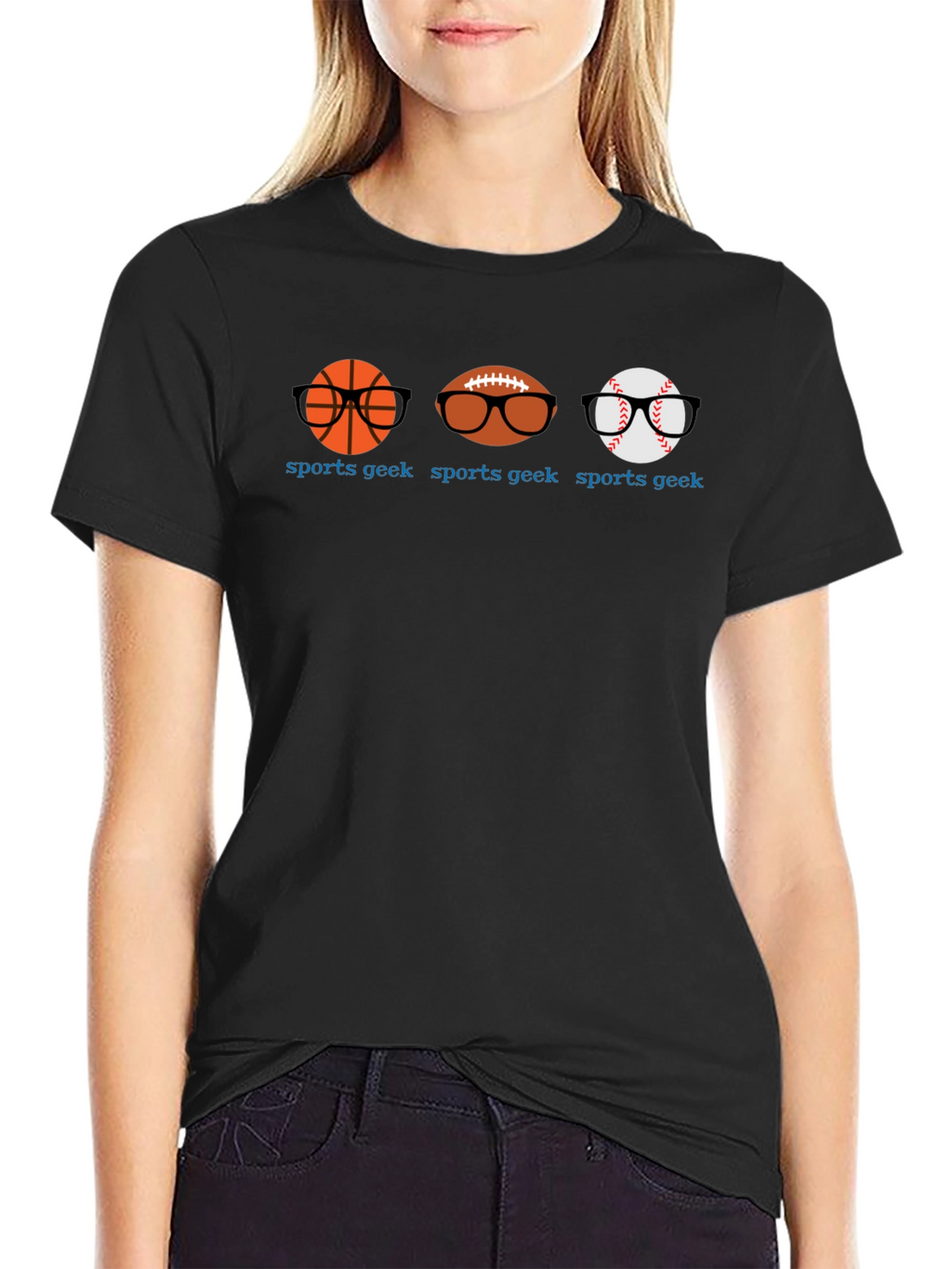 Sports Geek T-Shirt: Basketball Football Baseball Tee