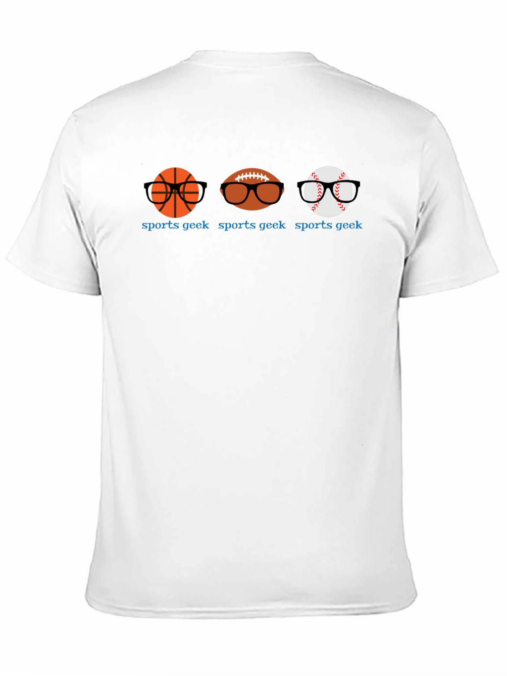 Sports Geek T-Shirt: Basketball Football Baseball Tee