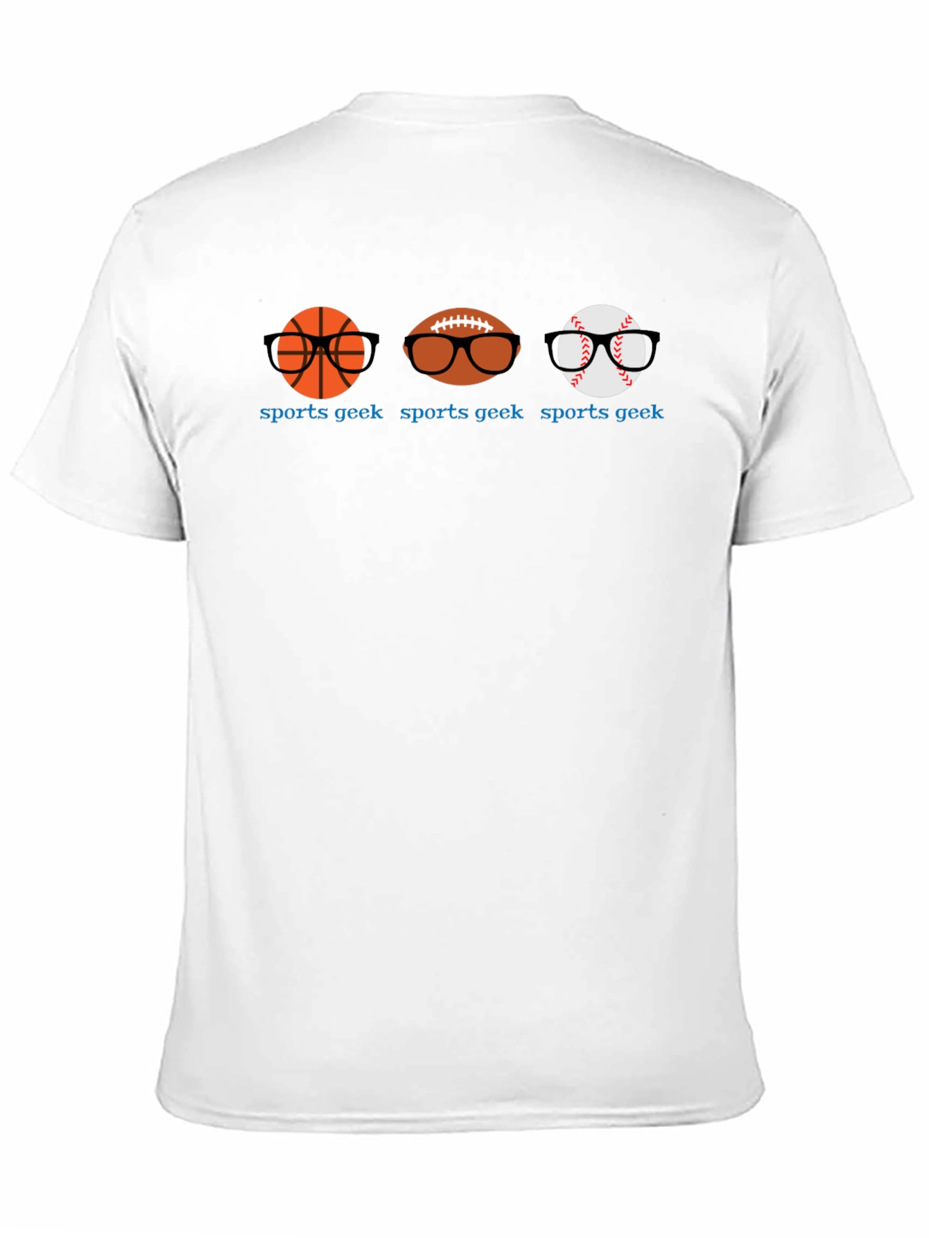 Sports Geek T-Shirt: Basketball Football Baseball Tee