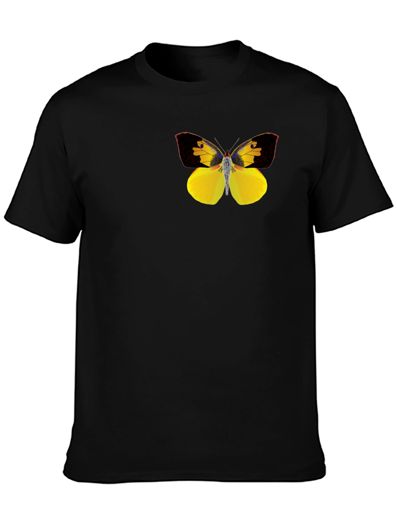 Butterfly Graphic Black T-Shirt