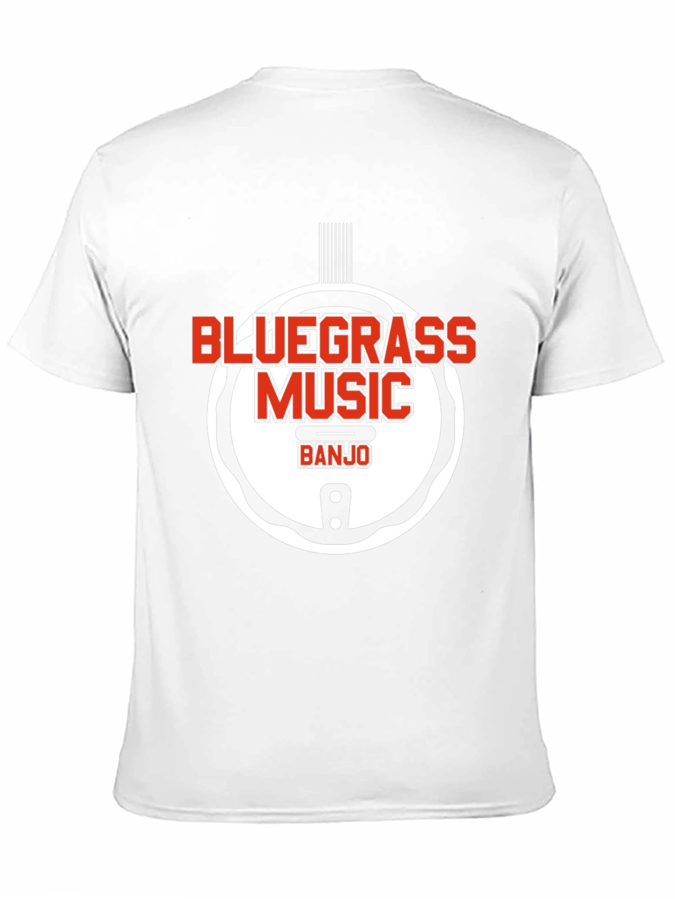 Bluegrass Music Banjo Graphic T-Shirt