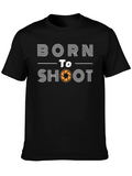 Born to Shoot Black Graphic Tee