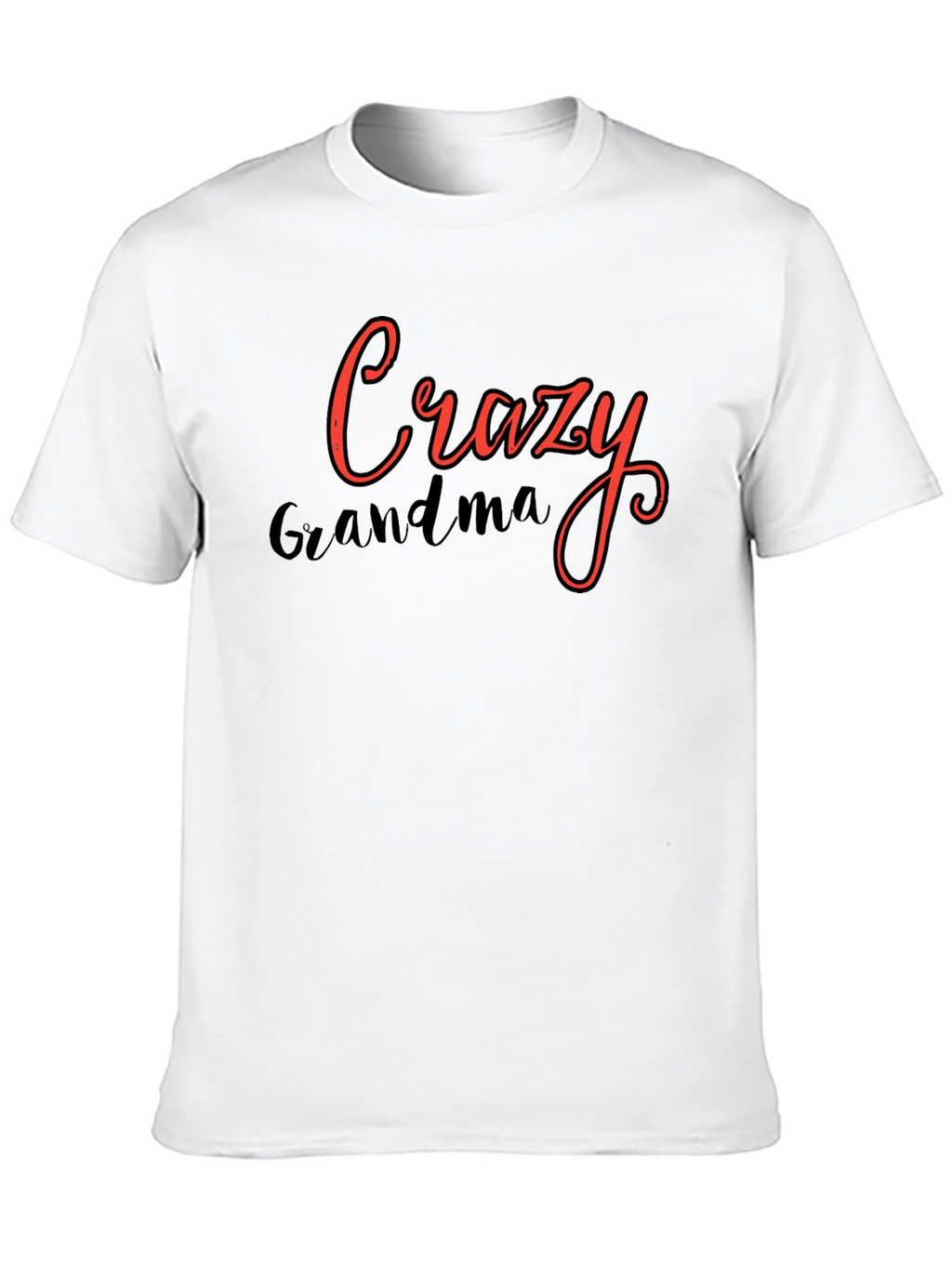 Crazy Grandma Tee - Novelty Graphic T-Shirt