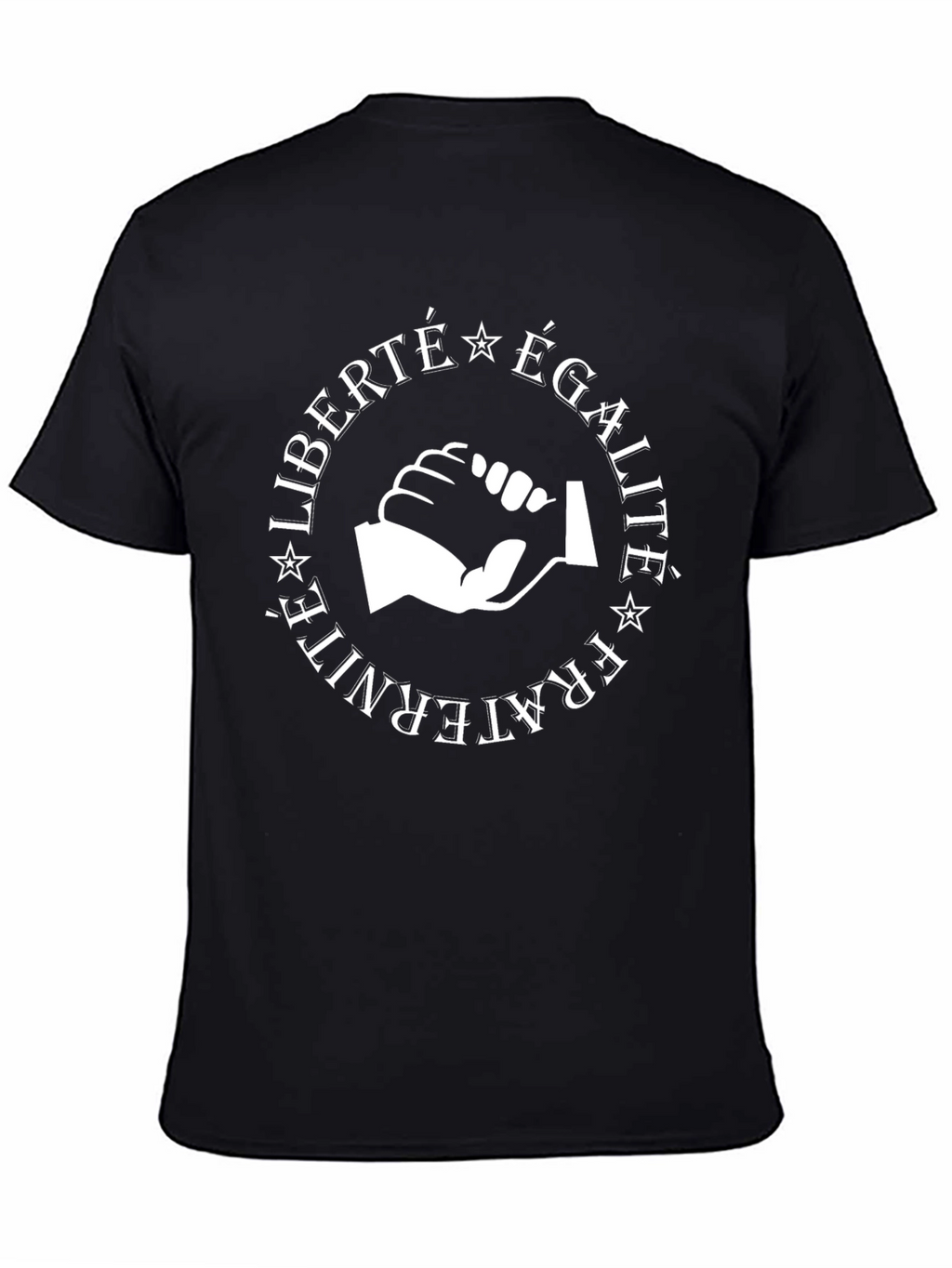 Liberté Égalité Fraternité Graphic Tee - Black