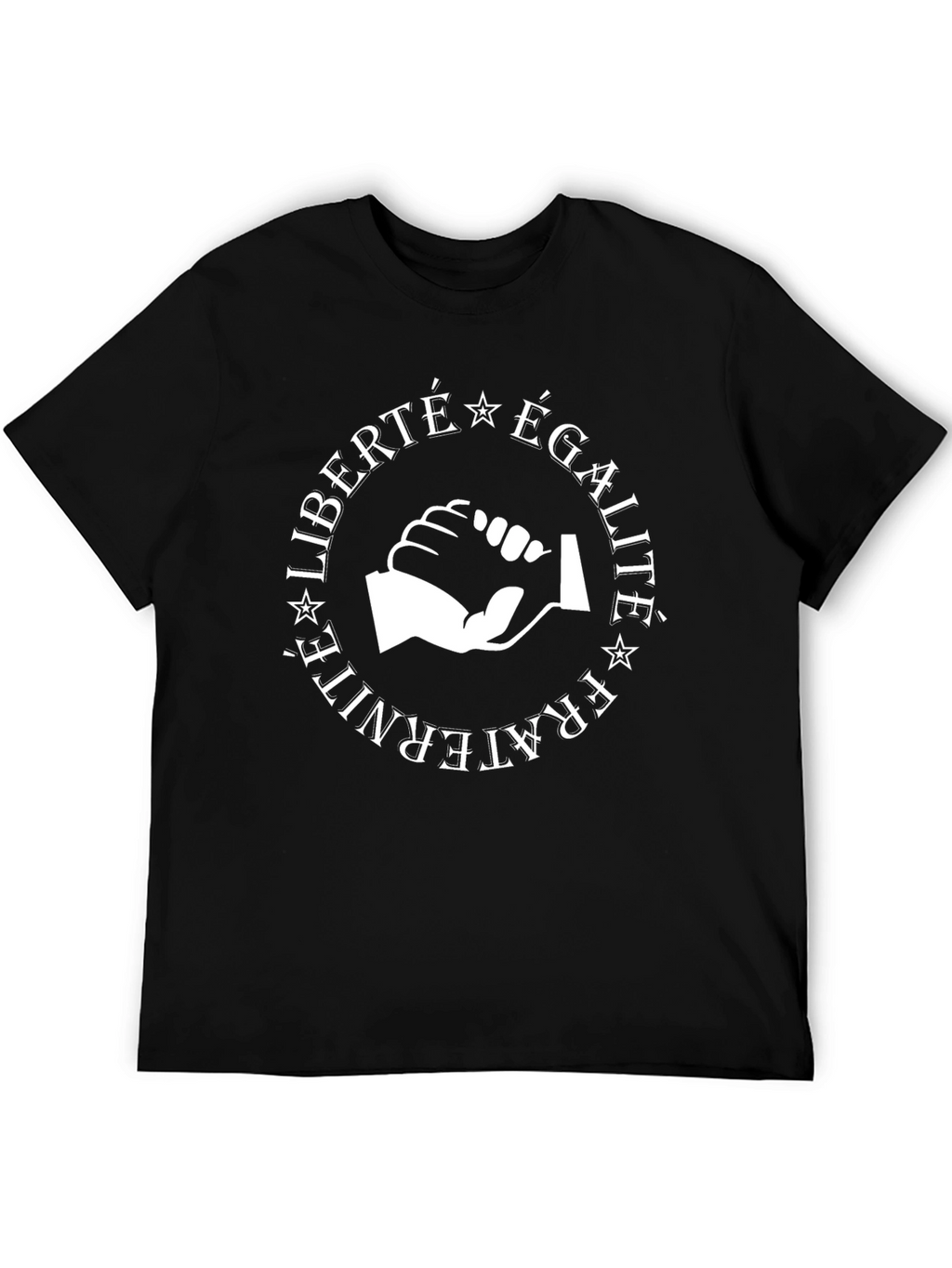 Liberté Égalité Fraternité Graphic Tee - Black