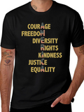 Patriotic Values Graphic T-Shirt