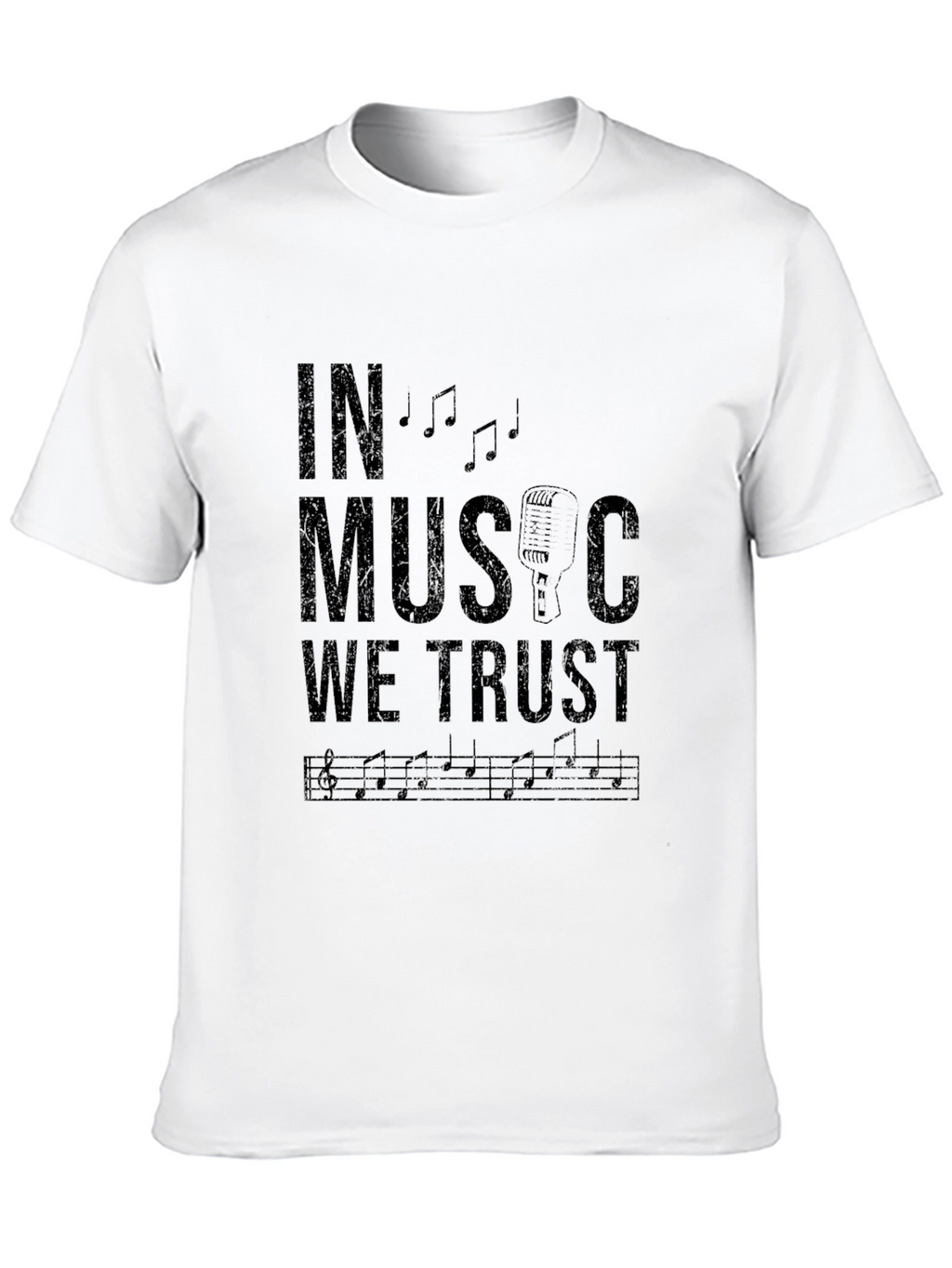 In Music We Trust Graphic T-Shirt