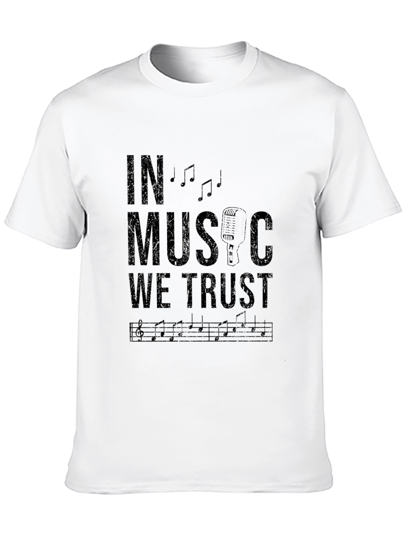 In Music We Trust Graphic T-Shirt