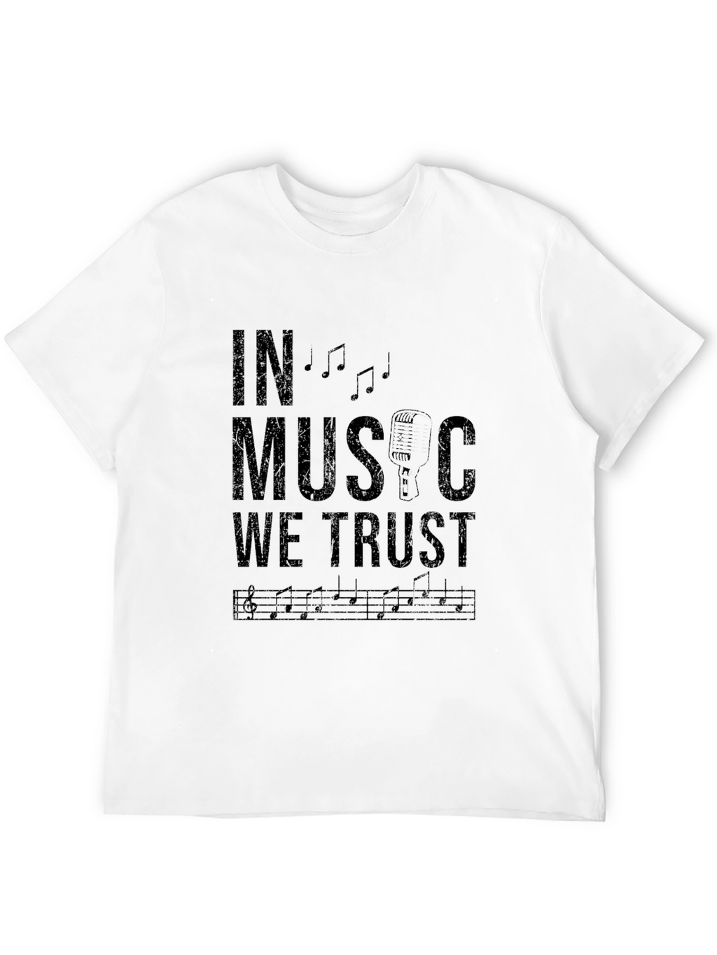 In Music We Trust Graphic T-Shirt