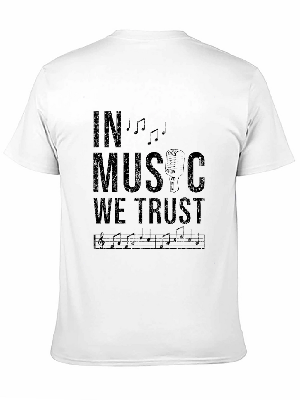 In Music We Trust Graphic T-Shirt
