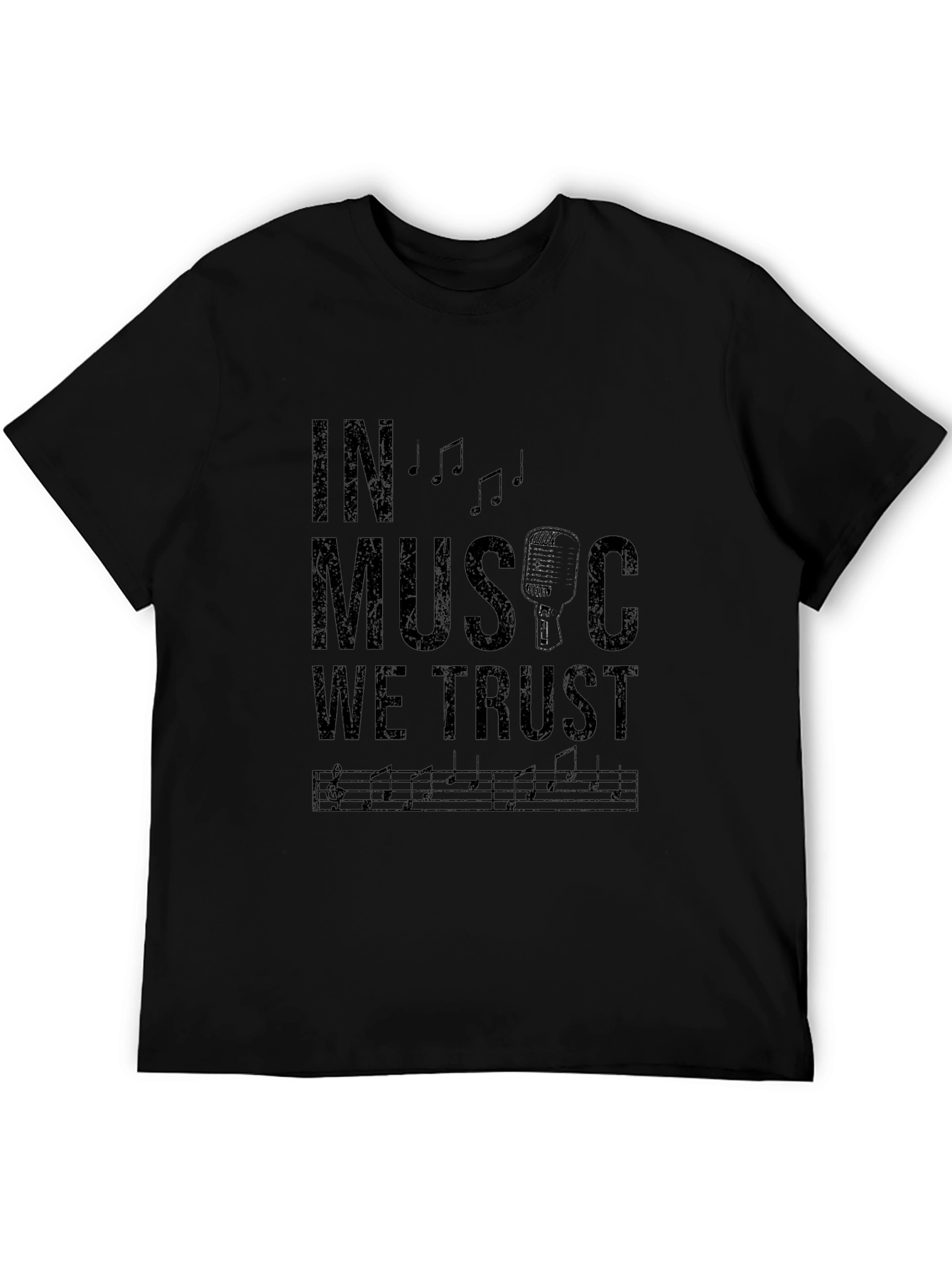In Music We Trust Graphic T-Shirt