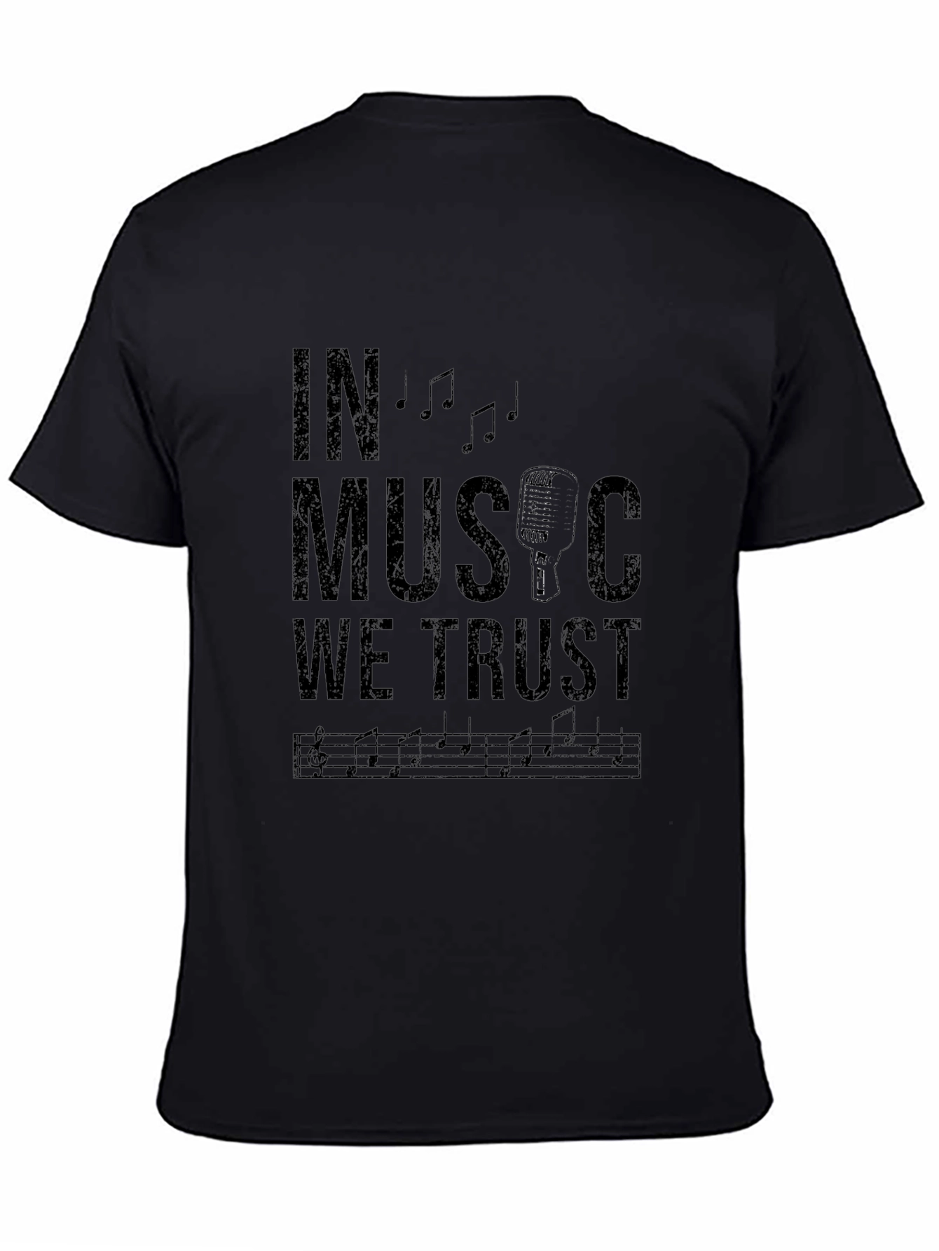 In Music We Trust Graphic T-Shirt