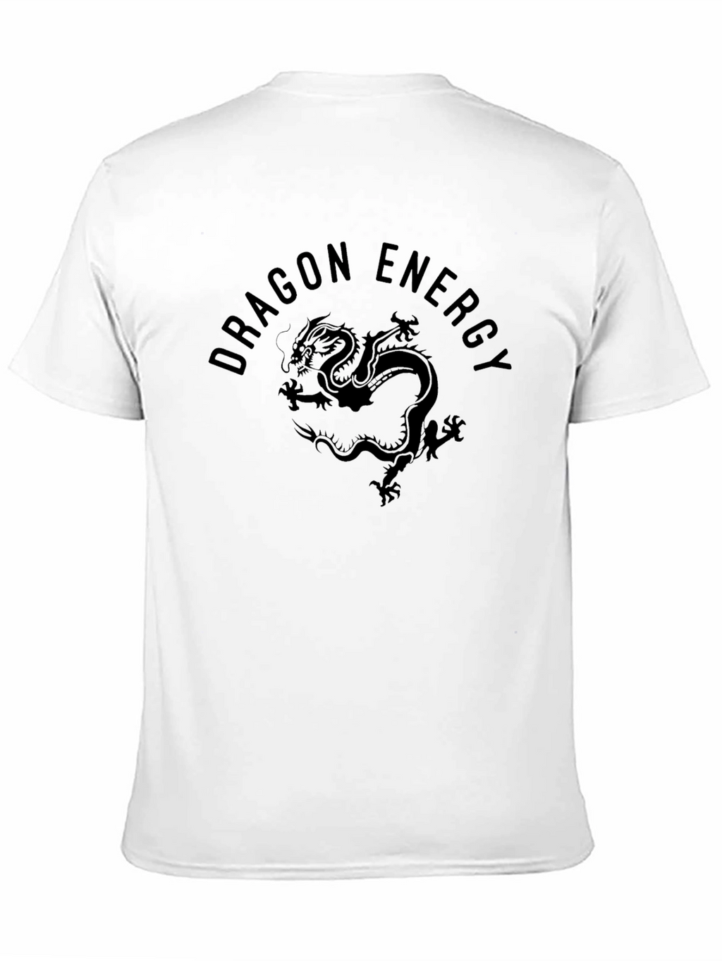 Dragon Energy Graphic Tee - Premium Black T-Shirt