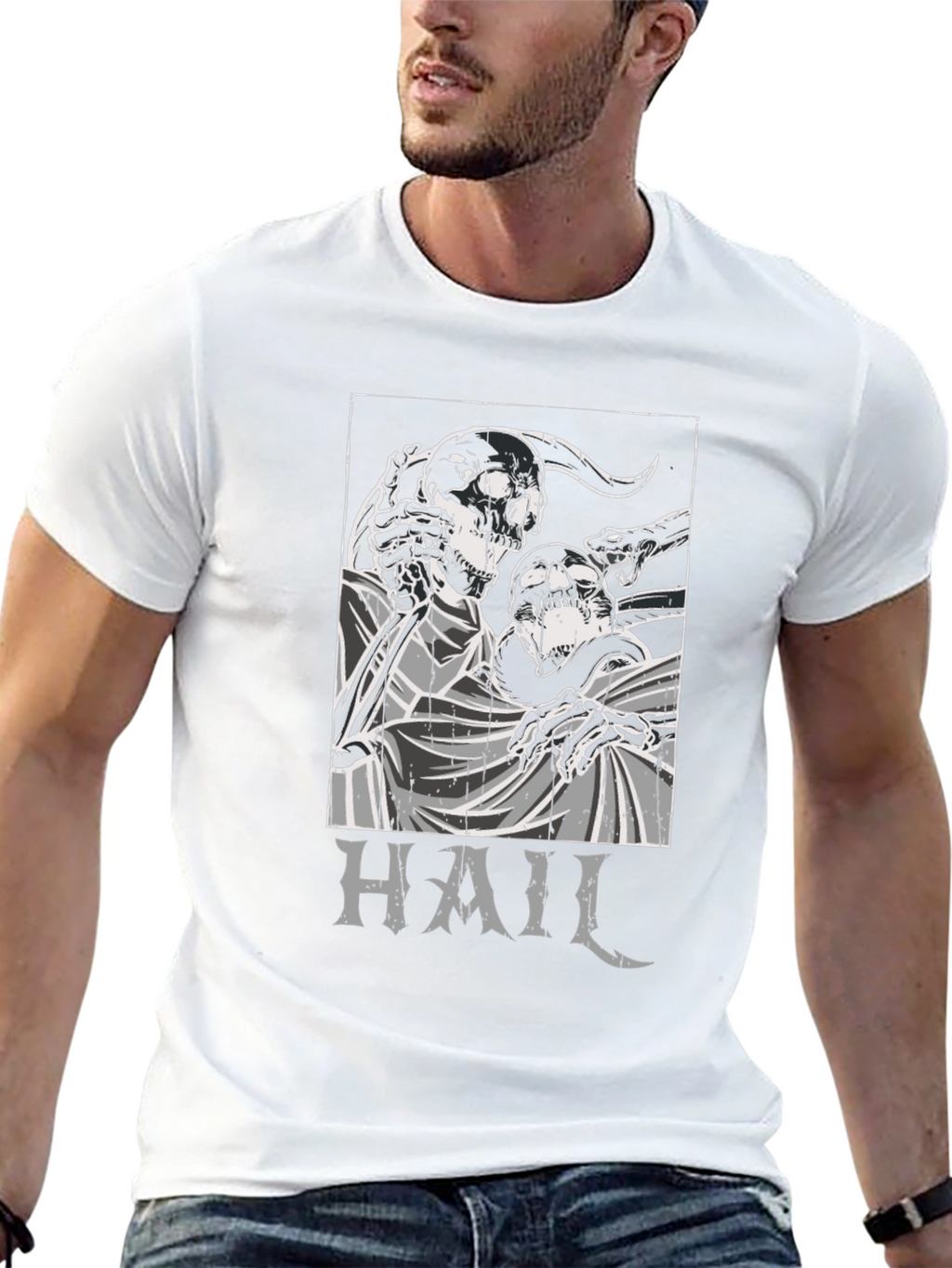 Hail Skull Graphic Tee