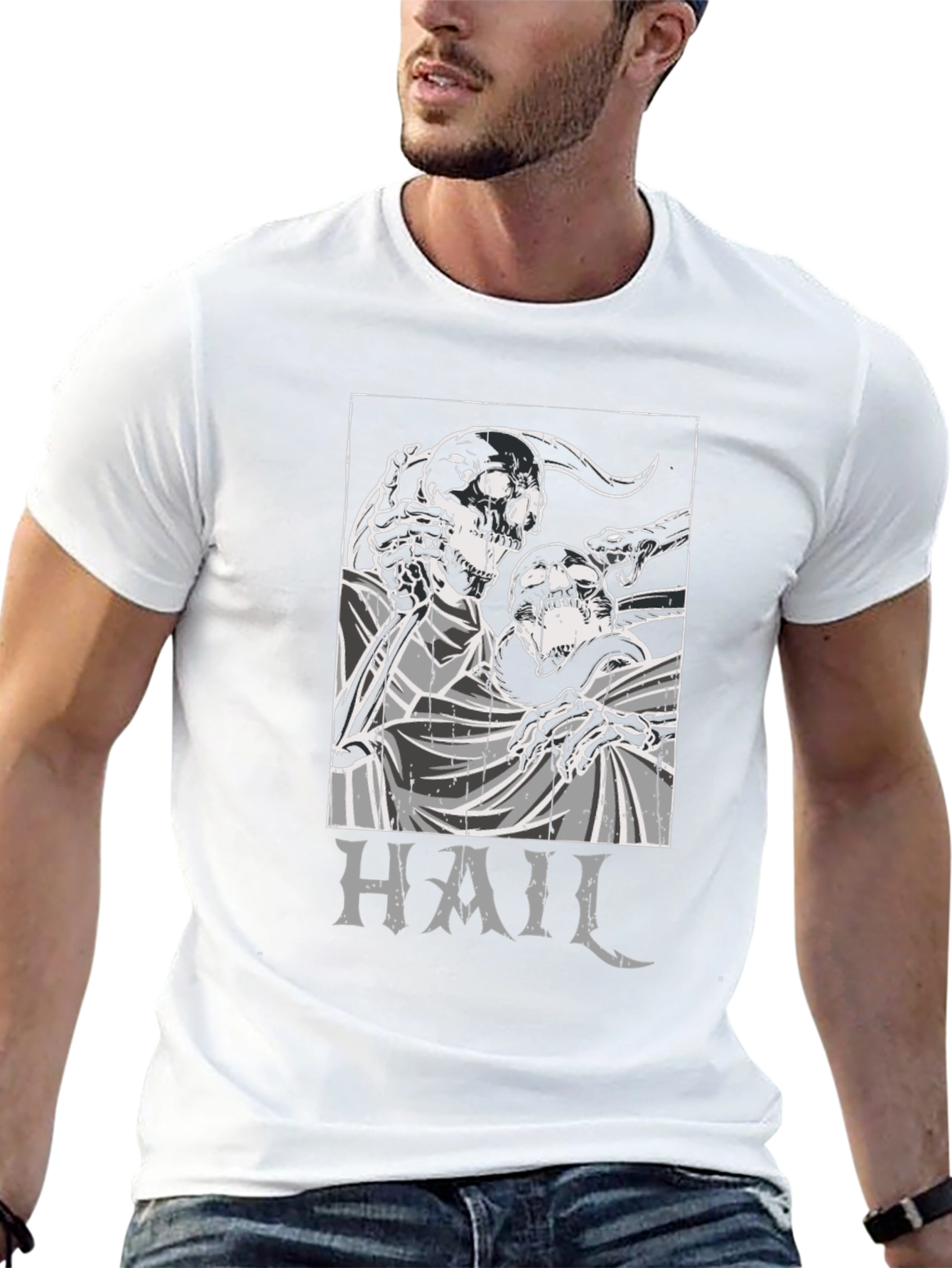 Hail Skull Graphic Tee