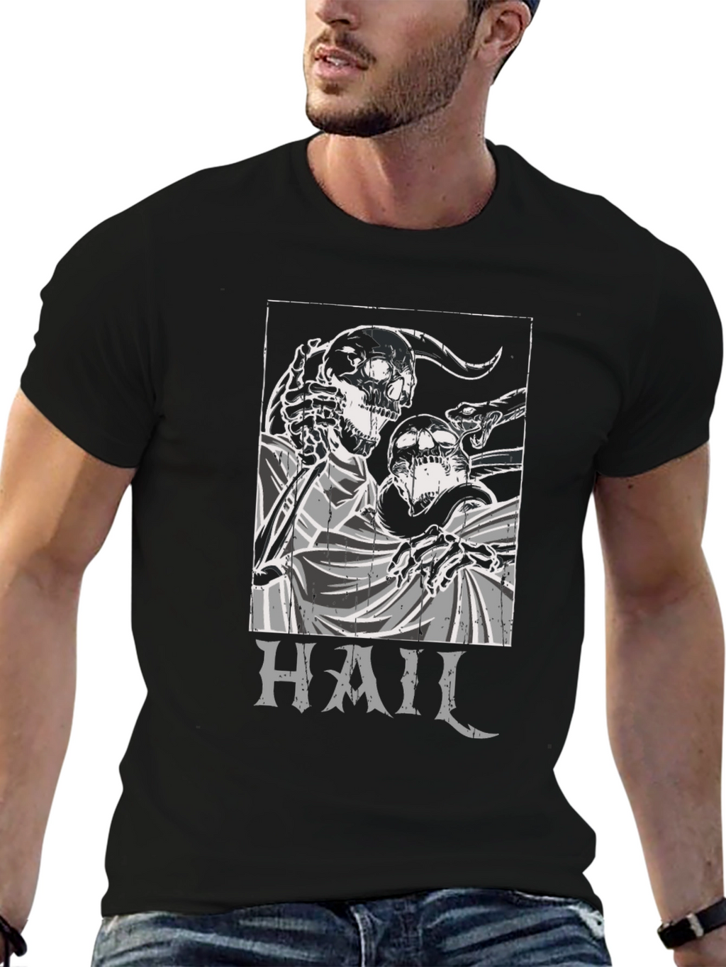 Hail Skull Graphic Tee