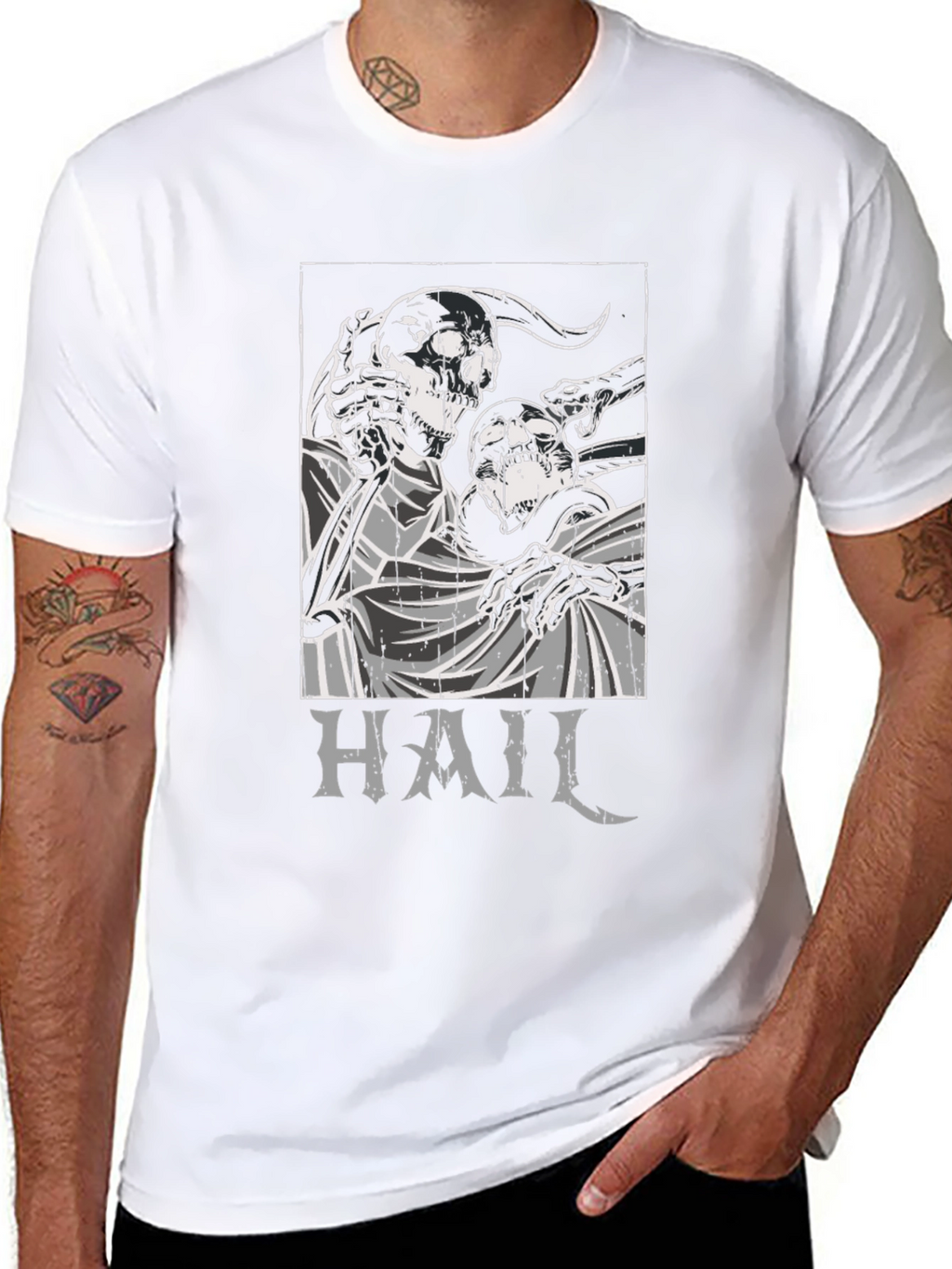 Hail Skull Graphic Tee