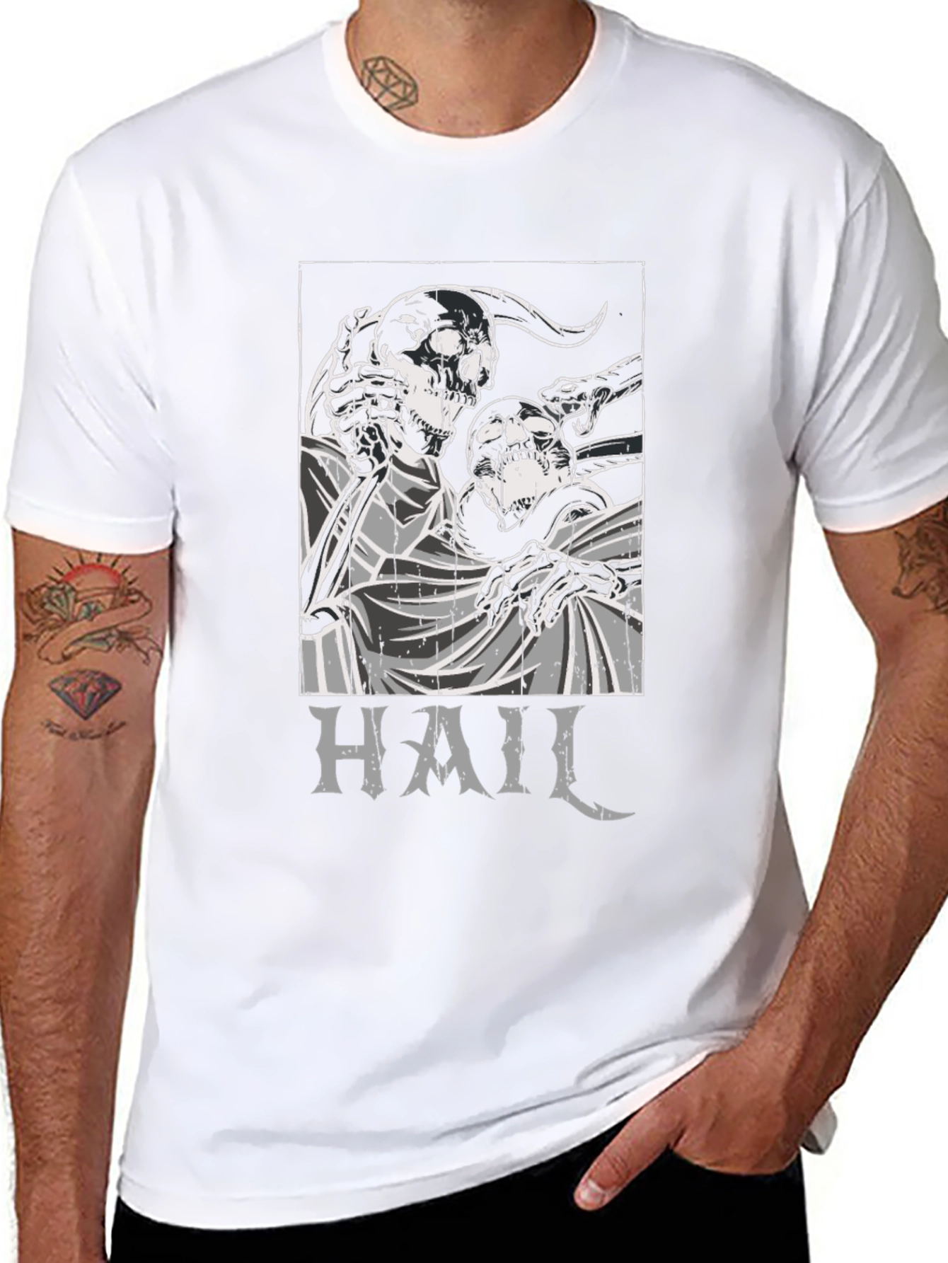 Hail Skull Graphic Tee