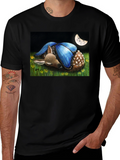 Fawn With Butterfly Wings Graphic Tee
