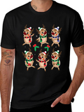 Festive Reindeer Christmas T-Shirt