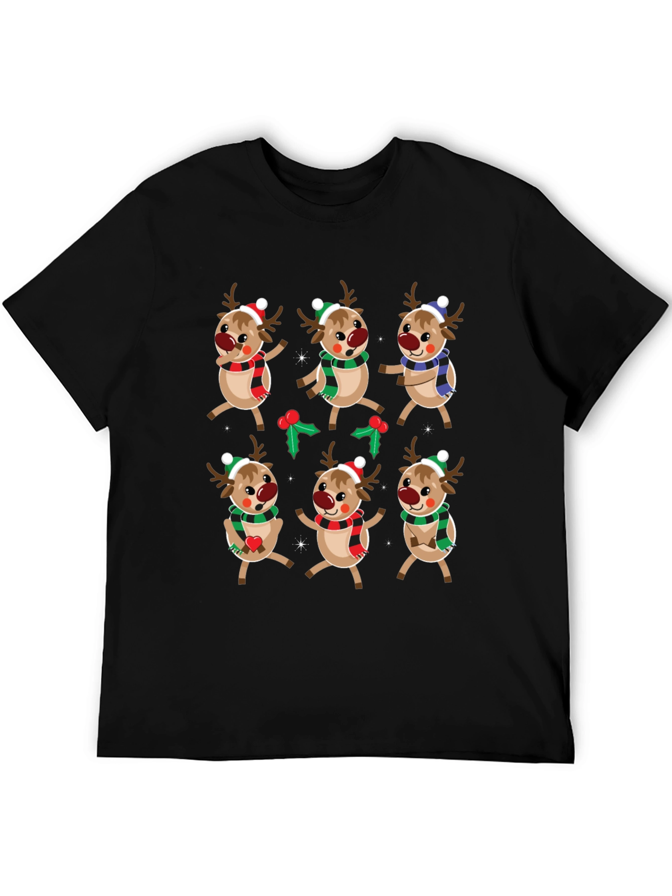 Festive Reindeer Christmas T-Shirt