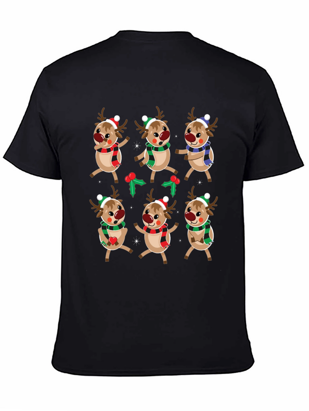 Festive Reindeer Christmas T-Shirt