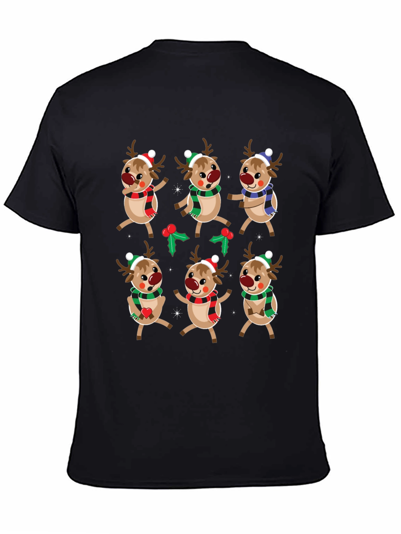 Festive Reindeer Christmas T-Shirt