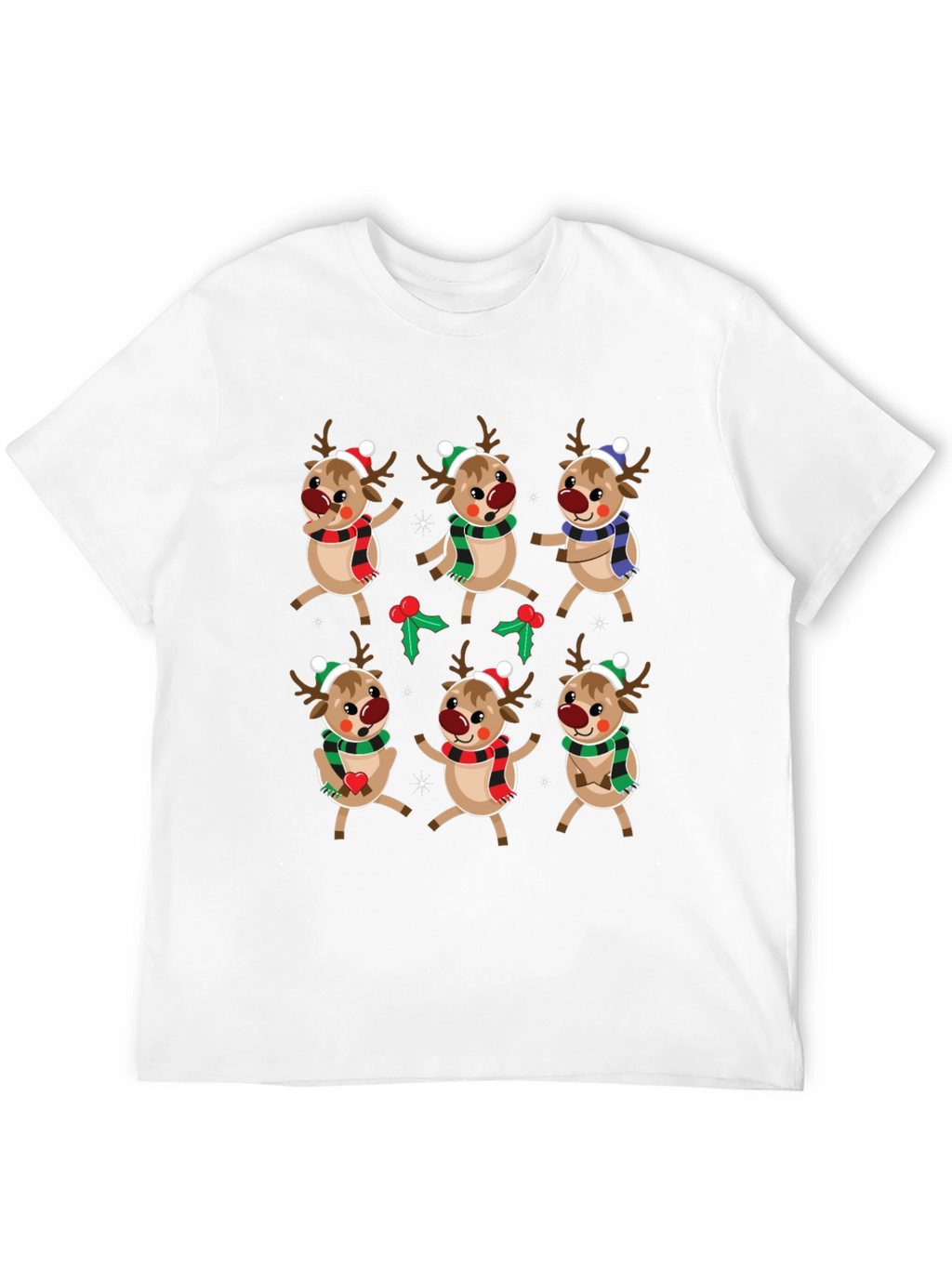 Festive Reindeer Christmas T-Shirt