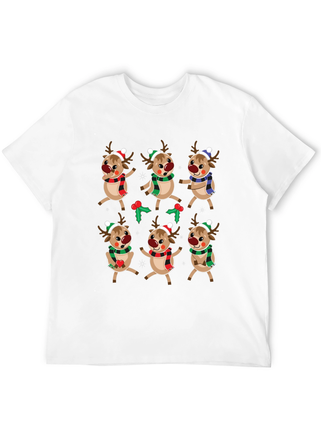 Festive Reindeer Christmas T-Shirt