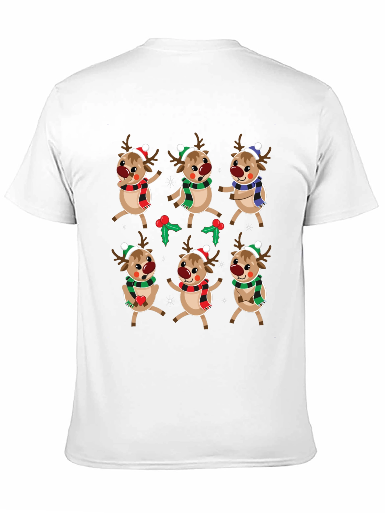 Festive Reindeer Christmas T-Shirt