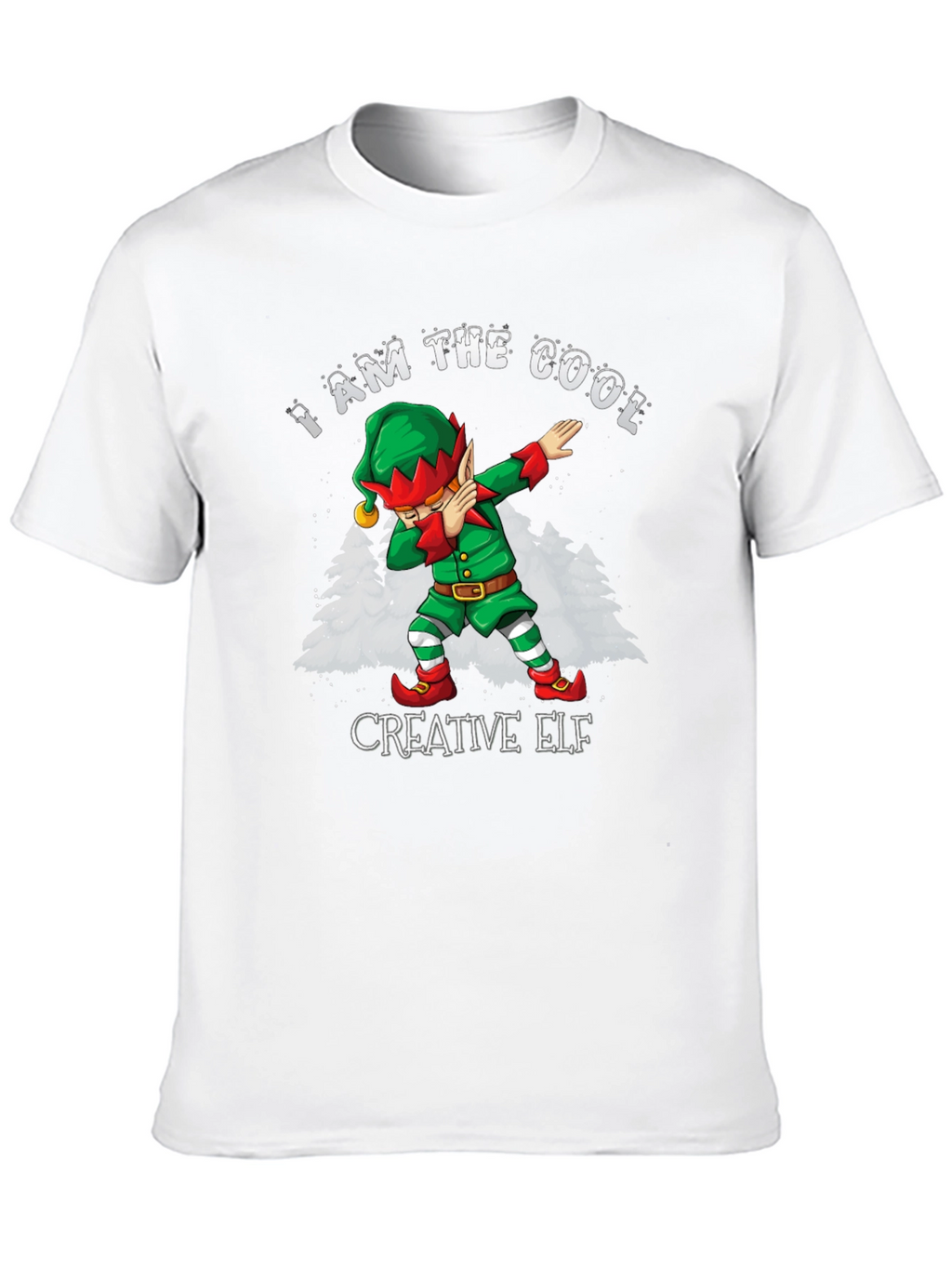 Cool Creative Elf Christmas T-Shirt