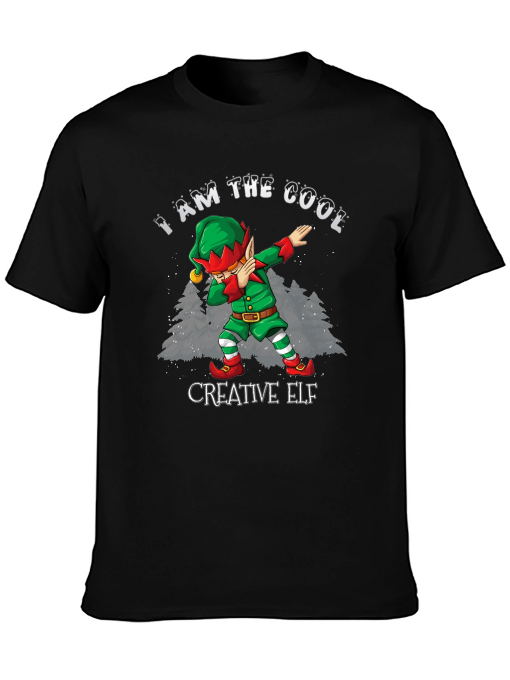 Cool Creative Elf Christmas T-Shirt