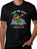 Cool Creative Elf Christmas T-Shirt