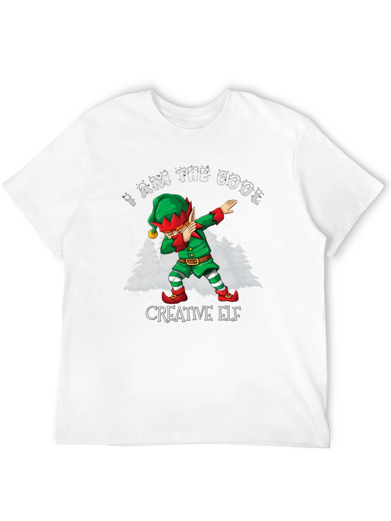 Cool Creative Elf Christmas T-Shirt