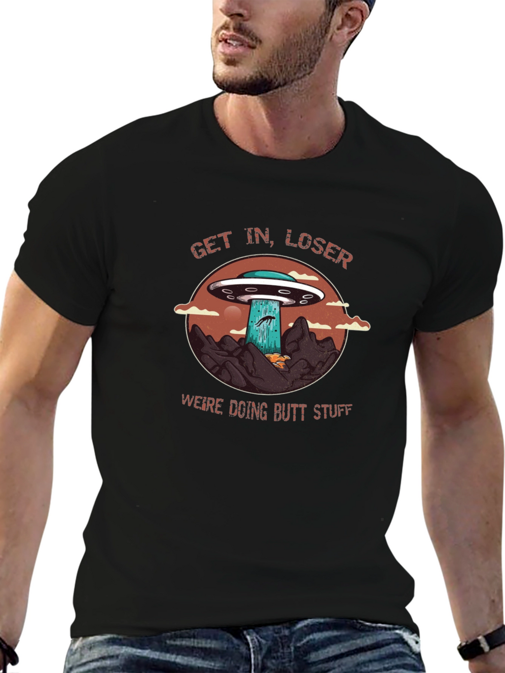 Get In Loser UFO Graphic Tee